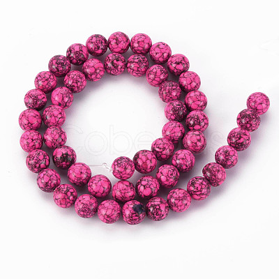 Natural Jasper Beads Strands G-T132-034B-1