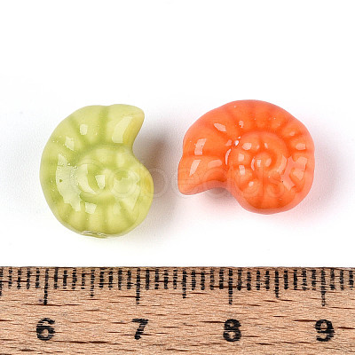 Glazed Porcelain Beads X-PORC-I028-02A-01-1