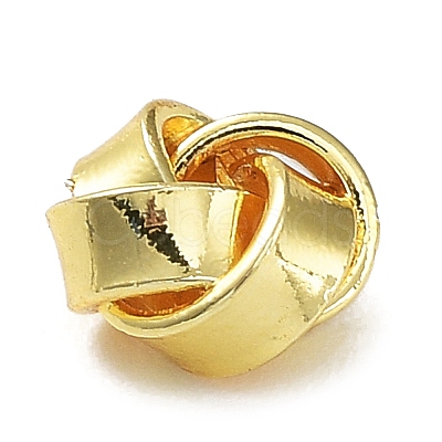 Rack Plating Brass Beads KK-B078-13A-G18-1