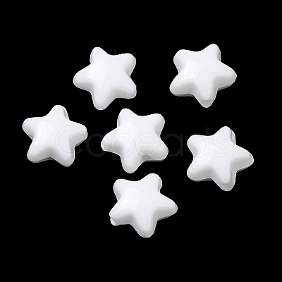 Opaque Acrylic Beads X-OACR-C016-30-1