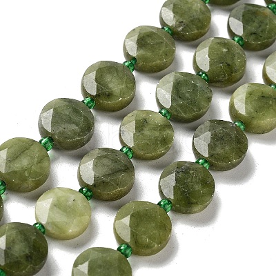 Natural Chinese Jade/Southern Jade Beads Strands G-NH0004-041-1