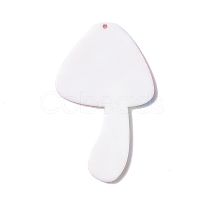 Opaque Printed Acrylic Big Pendants MACR-C008-01D-1