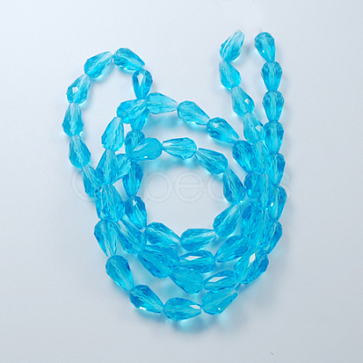 Glass Beads Strands X-GLAA-R024-15x10mm-7-1