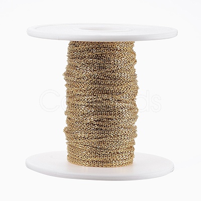 Ion Plating(IP) 304 Stainless Steel Cable Chains CHS-E004-01G-1