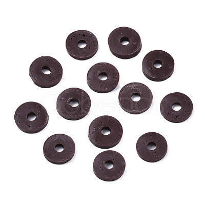Handmade Polymer Clay Beads CLAY-R067-6.0mm-A38-1