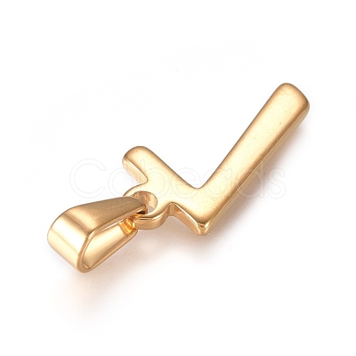 304 Stainless Steel Pendants STAS-L210-05F-G-1