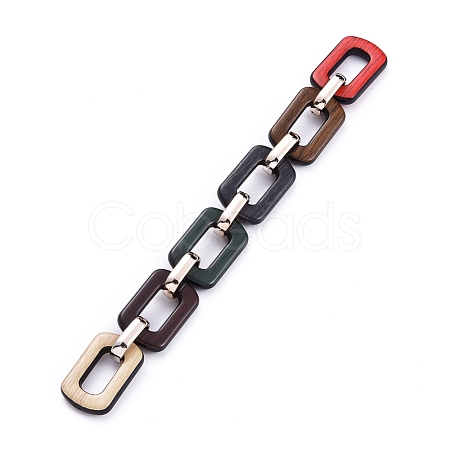 Handmade Acrylic Link Chains AJEW-JB00637-1
