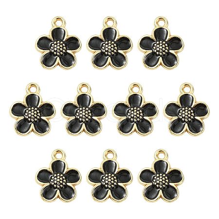 10Pcs Alloy Enamel Pendants FIND-FS0005-32A-1