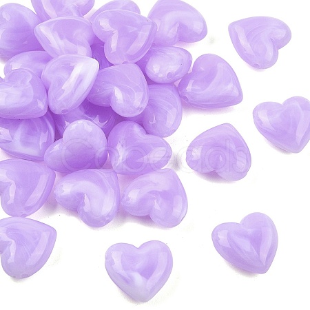 Opaque Acrylic Beads OACR-Z036-01A-03-1