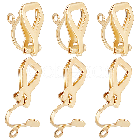 40Pcs 304 Stainless Steel Clip-on Earring Findings STAS-BBC0003-39-1