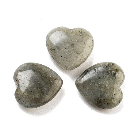 Heart Natural Labradorite Palm Stones G-C134-06A-17-1