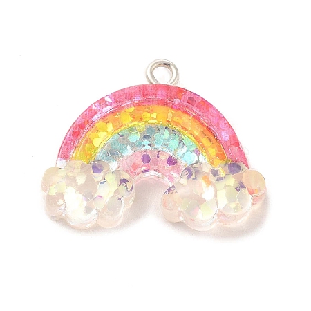 Transparent Resin Pendants LS-X-CRES-B012-01-1