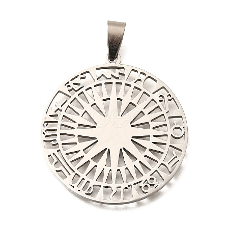201 Stainless Steel Pendants LS-STAS-R152-01P-02-1