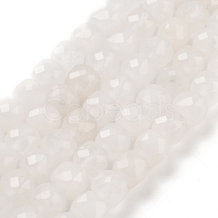 Natural White Jade Beads Strands G-H028-A09-17-1