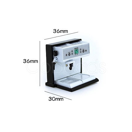 Alloy Imitation Mini Coffee Maker Decoration LS-MIMO-PW0001-140A-1