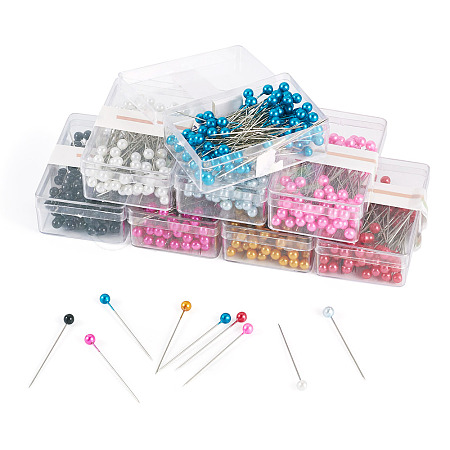 8Boxes 8 Colors Iron Pins TOOL-TA0001-05-1