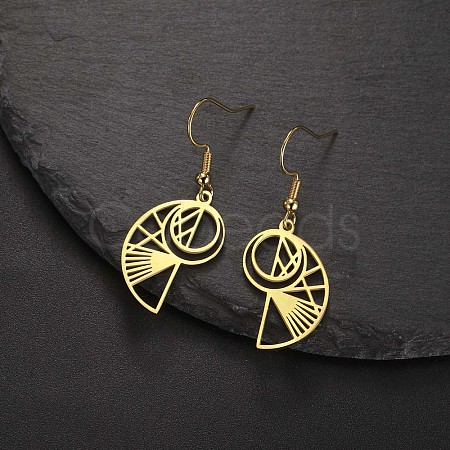 304 Stainless Steel Dangle Earrings FS-WGB851A-02-1