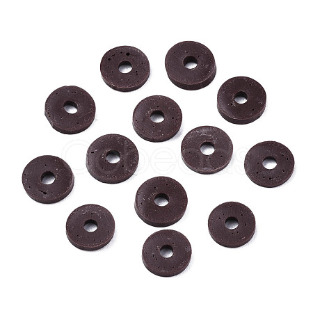 Handmade Polymer Clay Beads CLAY-R067-6.0mm-A38-1