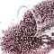 TOHO Round Seed Beads, Japanese Seed Beads, (26B) Silver Lined Medium Amethyst, 15/0, 1.5mm, Hole: 0.7mm, about 15000pcs/50g