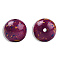 Spray Painted Resin Beads, Round, Purple, 20x19mm, Hole: 2~2.4mm