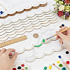 20Pcs Fan Shaped Wooden Frames DIY-BC0017-14A-3