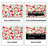 Rectangle PVC Plastic Waterproof Card Stickers DIY-WH0432-106-4