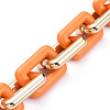 Handmade CCB Plastic Cable Chains AJEW-JB00669-05-2