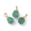 Natural Gemstone Pendants G-G845-07-2