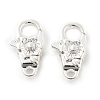 Brass Lobster Claw Clasps KK-R216-18B-S-1