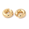Rack Plating Brass Round Cuff Earrings EJEW-R150-01G-2