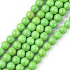 Synthetic Turquoise Beads Strands X-TURQ-G106-8mm-02B-1