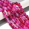 Natural Striped Agate/Banded Agate Beads Strands X-G-Z060-A01-B06-2