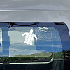 4Pcs 4 Styles PET Waterproof Self-adhesive Car Stickers DIY-WH0308-255J-5