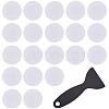 Flat Round PEVA Bathtub Non-Slip Stickers AJEW-CN0003-85A-1
