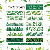 12 Rolls Leaf Theme Adhesive Paper Tapes DIY-WH20009-47A-2