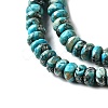 Synthetic Silver Line Turquoise Beads Strands G-L617-E03-2x4mm-4