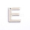Tarnish Resistant 304 Stainless Steel Letter Charms X-STAS-O072-E-1