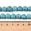 Synthetic Turquoise Beads Strands UNKW-T001-01A-5
