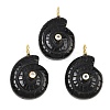 Natural Obsidian Pendants G-H353-02G-06-1