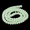 Imitation Jade Solid Color Glass Beads Strands EGLA-A034-J2mm-MD01-4
