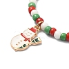 5Pcs 5 Style Glass Seed Stretch Bracelets Set BJEW-TA00274-5
