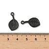 304 Stainless Steel Pendants STAS-Q362-08A-B-3