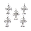 Alloy Rhinestone Pendants ALRI-O013-02P-1