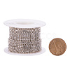 Brass Rhinestone Strass Chains CHC-T001-SS6-01S-4