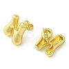 Rack Plating Brass Earrings EJEW-S222-01G-N-2