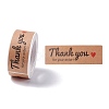 Rectangle Thank You Theme Paper Stickers X-DIY-B041-33C-1