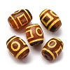 Tibetan Style dZi Beads TDZI-NH0001-E04-02C-1