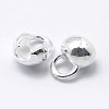 925 Sterling Silver Bead Tips Knot Covers STER-G027-25S-3