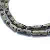 Natural Dalmatian Jasper Beads Strands G-F631-D23-3