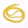 Crackle Glass Beads Strands X-CCG-Q001-4mm-10-2